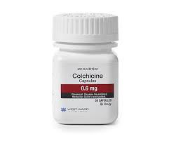 Colchicine prophylaxis (0.6 mg twice daily) during initiation of allopurinol for chronic gouty arthritis reduced the frequency and severity of acute flares, and reduced the likelihood of recurrent flares. Early In Hospital Treatment With Colchicine Reduces The Odds Of Future Cardiovascular Problems By 48 In People Who Have Just Survived A Heart Attack Cardiology2 0