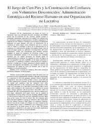 Juego electronico jirafa & aves. Pdf El Juego Del Cien Pies Y La Construccion De Confianza Con Voluntarios Desconocidos Administracion Estrategica Del Recurso Humano En Una Organizacion No Lucrativa S C O P U S Laccei