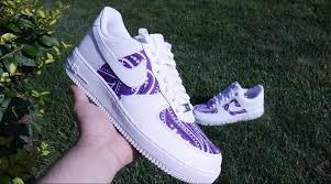 Custom Bandana Air Force 1 In 2020 Custom Nike Shoes Hype Shoes Nike Air