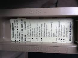 I need a diagram for the fuse box on 1997 sl600 there is not one in fuse box. 1996 Sl500 Electric Windows And Convertible Top Page 3 Mbworld Org Forums