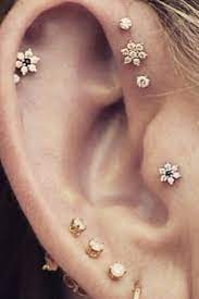 18 Cool Ear Piercing Combos That Will Amp Up Your Ear Game Cute Ear Piercings Cute Piercings Ear Piercings