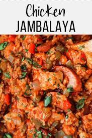 Chicken Jambalaya Recipe Easy Chicken Recipes Recipe Chicken Recipes Free Chicken Recipes Chicken Jambalaya Recipe