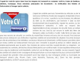 Modele Et Exemple De Lettre De Motivation Agent De Controle Des Transports