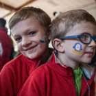 15. Felicity Barger is about to have her face painted.