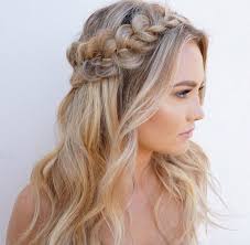 Braid Crown Hair Styles Long Hair Styles Down Hairstyles
