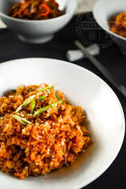 Kimchi Fried Rice Kimchi Bokkeumbap Recipe Vegetarian Recipes Healthy Kimchi Fried Rice Gochujang Recipe