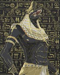 Painting Drawing Mywork Art Artstation Illustration Anubis Golden Wacom Daily God Egypt Ancient Egypt Art Egypt Art Egyptian Art
