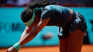 Gauff vomits on her way to Madrid win over Cirstea