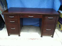 Ethan Allen Desk Horizons Collection 425 Cary Ethan Allen Desk Made Of Soft Oak No Particle Board From The Horizon Large Desk Desk Particle Board