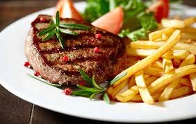 Voila Les Steak Frites Quand J Ai Visite La Ville De Quebec J Ai Mange Les Steak Frite J Ai Beaucoup Aime Steak Dinner Steak Dinners For Two Steak Recipes