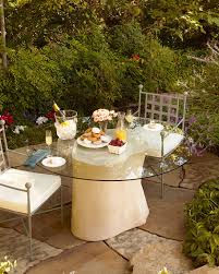 Discover endless outdoor styles just right for you. The Phillips Collection Log Glass Top Outdoor Dining Table