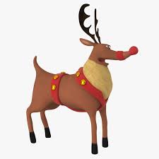 Download this christmas reindeer, christmas, reindeer, cartoon png clipart image with transparent background or psd file. Cartoon Reindeer Animation 3d Model Turbosquid 1357787