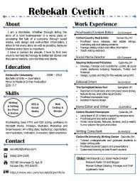 resume design