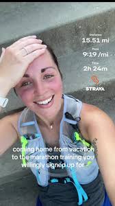 Marathon Training Journey After Vacation