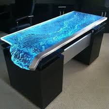 Custom Office Desk When Your Work Spills Over Wood Table Design Resin Furniture Diy Resin Table