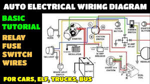 Universal car wiring diagram explore wiring diagram on the net. Auto Electrical Wiring Diagram Not For Electronics Youtube