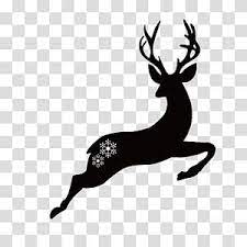 Silhouette Of Reindeer Illustration Deer Christmas Illustration Deer Silhouettes Transparent Backgr Christmas Illustration Deer Silhouette Moose Illustration