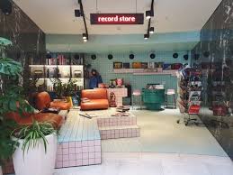 25hours Hotel Record Store In 2020 Hotel Interiors Record Store Hotel