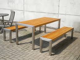 Details Zu Gartenmobel Edelstahl Holz Tisch 76x200xm Gartenmobel Edelstahl Gartenmobel Gartenmobel Sets