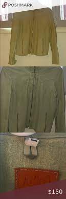 Artico Sage Green Leather Bomber Jacket Italy This Is A Rare And Beautiful Jacket By Artico Made I Green Leather Jackets Leather Bomber Jacket Beautiful Jacket