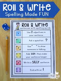 The courses teach all the english spelling rules and rule breakers and. Roll Write Sentences With Spelling Words This Reading Mama