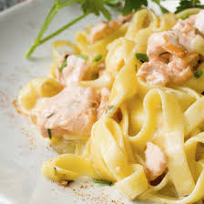 Tagliatelles Au Saumon Et A La Creme Recette En 2020 Tagliatelles Tagliatelles Au Saumon Recette Tagliatelle Saumon