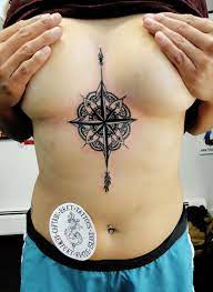 Compass Compassrose Mandela Arrow Mehndi Tattoos Tattoosbycaptainbret Newportri Newport Providence Providen Tattoos Sternum Tattoo Tattoo Portfolio