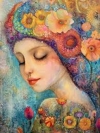 Serene Woman Cross Stitch Pattern