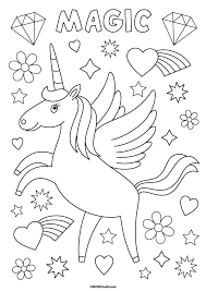Help your kids celebrate by printing these free coloring pages, which they can give to siblings, classmates, family members, and other important people in their lives. Fun And Free Unicorn Coloring Pages For Kids Momtivational