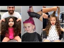 حتى الأطفال أصبحوا يذهبون لصالونات التجميل للحصول على قصات و ألوان شعر على الموضة Youtube Girls Braids Hair Styles Hair