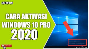 Gunakan windows 10 activator yang satu ini untuk aktivasi tanpa batas. Cara Aktivasi Windows 10 Pro Terbaru 2021 Youtube