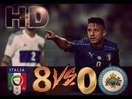 Its hospital employees, still unprotected, were threatening to no longer enter covid wards. Italia Vs San Marino 8 0 All Goals Highlights International Friendly Goleada Italy Fryfutbol Youtube