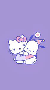 Download Pochacco And Hello Kitty Wallpaper | Wallpapers.com
