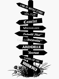 The Lands Of Once Upon A Time Sticker By Capnmarshmallow In 2021 Once Upon A Time Funny Once Upon A Time Once Up A Time