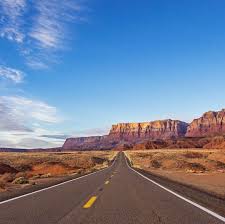 Lonely High Desert Road In Northern Arizona Desert Road Desert Aesthetic Arizona Landscape