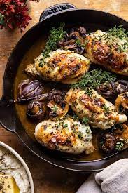 Herbed Ricotta Stuffed Chicken In White Wine Pan Sauce Half Baked Harvest Recipe Half Baked Harvest Recipes Ricotta Stuffed Chicken Harvest Recipes