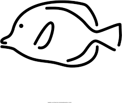 Supercoloring.com is a super fun for all ages: Tropical Fish Coloring Page Line Art Clipart Full Size Clipart 4204807 Pinclipart