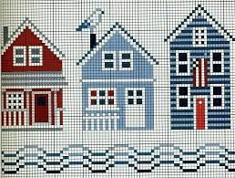 Lovely indeed has this fabulous project up their sleeve and we can't wait to try it out. Beach Houses Cross Stitch Pattern
