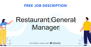 Hiring managers maintain employee records, ensure proper compensation and work safety, and manage overall employee hiring, evaluation, and labor relations. Restaurant General Manager Job Description Jobsoid