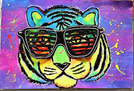 Smart Class Zebra S Tigers And Giraffes Oh My Animal Art Projects 4th Grade Art Animal Art