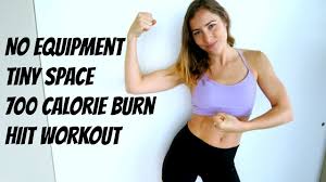 700 calorie no equipment hiit for tiny