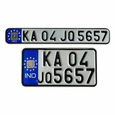 Bike Ind Number Plate At Rs 499 Set न बर प ल ट स Orbiz Automotivez Tirurangadi Id 19156448355