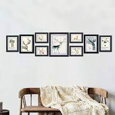 Giftgarden Cornici Per Foto 9x13cm Con Passepartout Set Da Decorazione Murale Cornice 10x15 Senza Passeparto Cornici Collage Parete Incorniciata Pareti Cornice