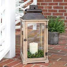 Shop with afterpay on eligible items. Large Rustic Wood Lantern Over 2 Feet Tall On Sale Now Wood Candle Lantern Rustic Wood Lanterns Candle Lanterns