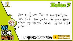 Check spelling or type a new query. Requestsoal Uang Ali 2 3 Tuti Uang Tuti 4 3 Budi Maka Jumlah Uang Tuti Dan Budi Youtube