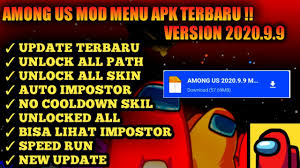 Among Us Mod Menu Apk 2020 9 9 Terbaru 2020 Among Us Hack Terbaru All Unlocked Auto Impostor Youtube