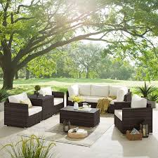 White large rectangle wood coffee table with shelf. Buy Tribesigns 8 Pieces Outdoor Patio Furniture Set With Side Storage Tables Extra Large Wicker Rattan Sectional Conversation Sofa Set With Glass Table And Cushions For Garden Porch Backyard Bn Beige Online In