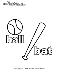 Pro sports printables for kids. Free Printable Sports Nouns Coloring Page
