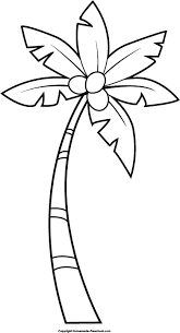 free monkey clipart in 2021 palm tree drawing palm tree clip art coconut tree drawing