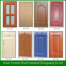 mdf core pvc kitchen cabinet door